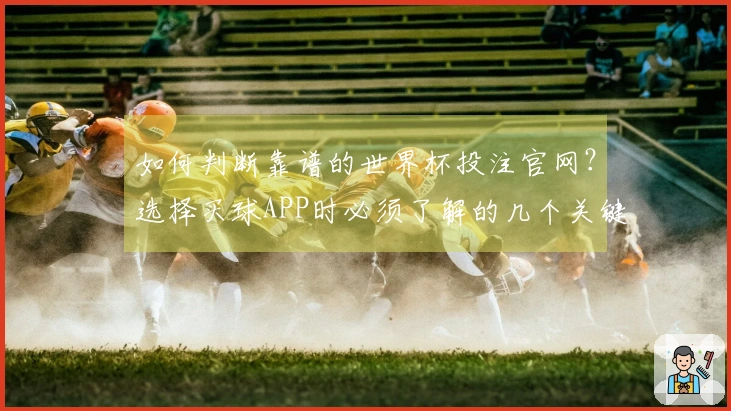 如何判断靠谱的世界杯投注官网？选择买球APP时必须了解的几个关键要素