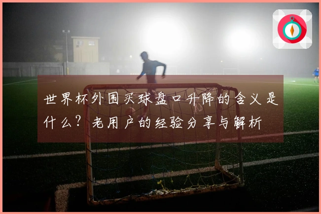 世界杯外围买球盘口升降的含义是什么？老用户的经验分享与解析